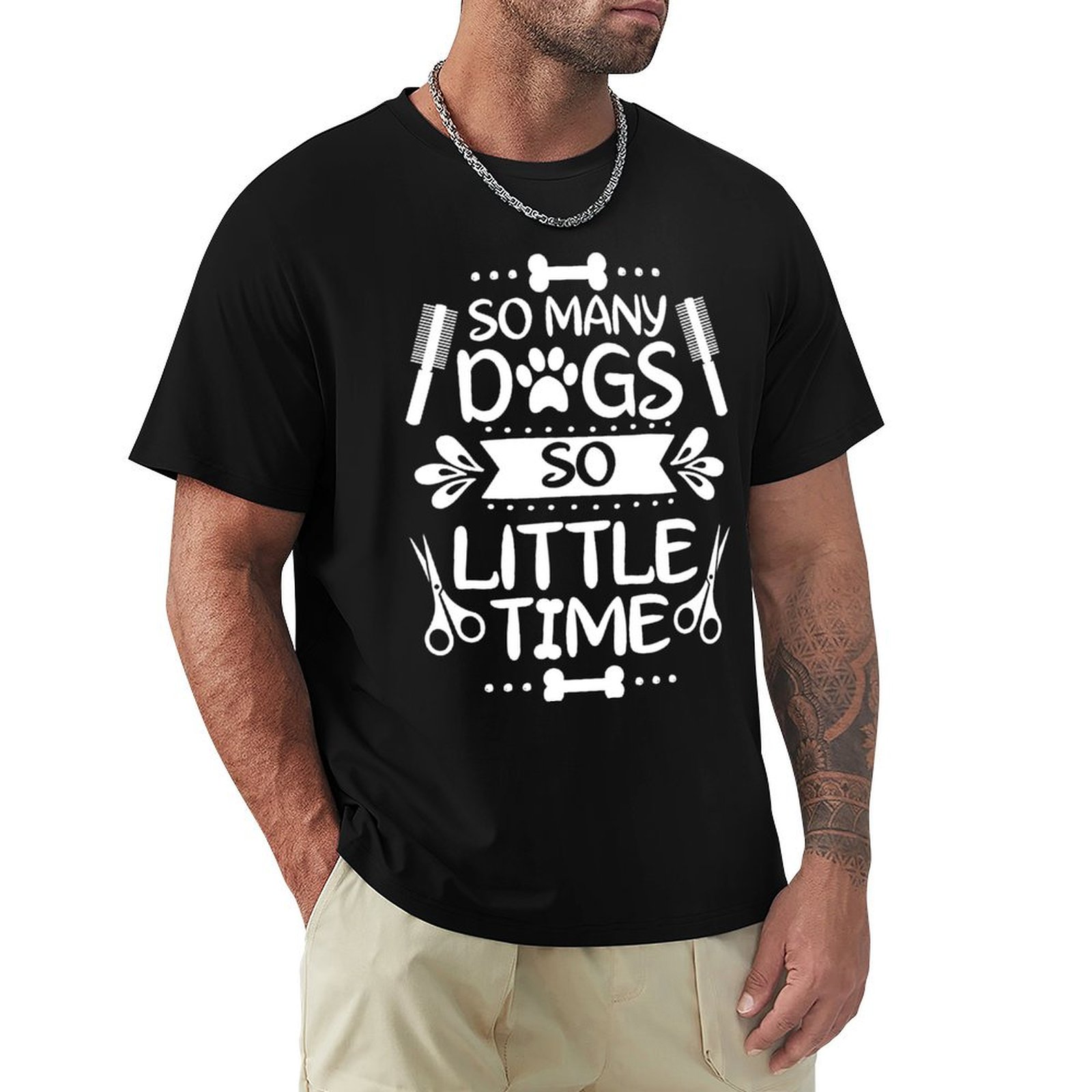 Men'S Grooming Gift Ideas - Camiseta con Estampado Casual para Peluquero