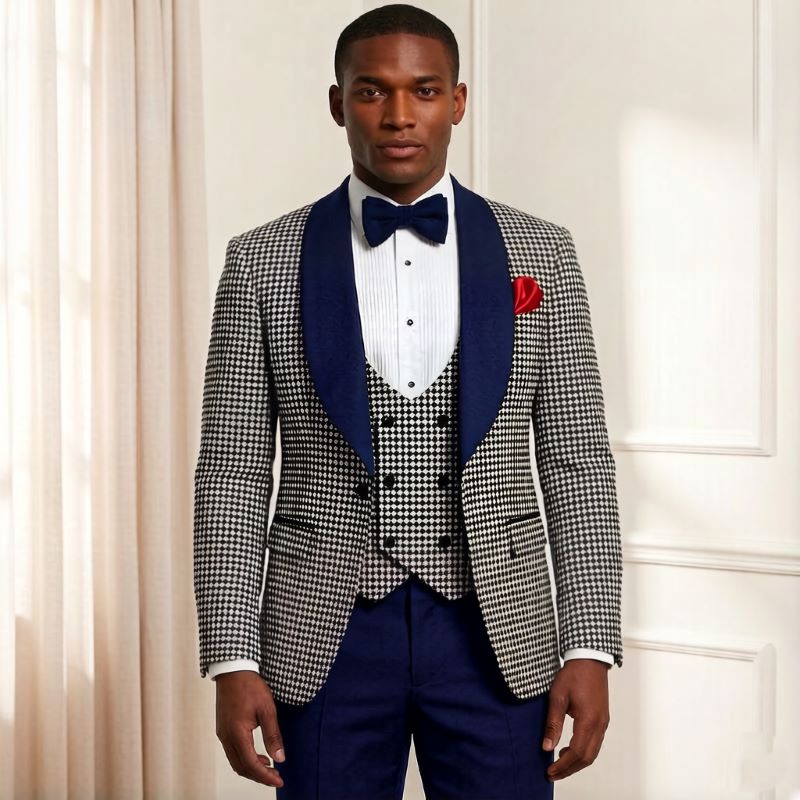 Men'S Grooming Awards - Trajes de Hombre a Cuadros Houndstooth,