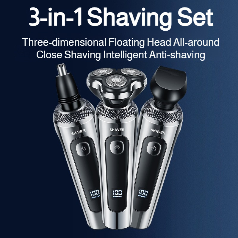 Men Grooming Full Body - Afeitadora eléctrica inteligente con pantalla digital