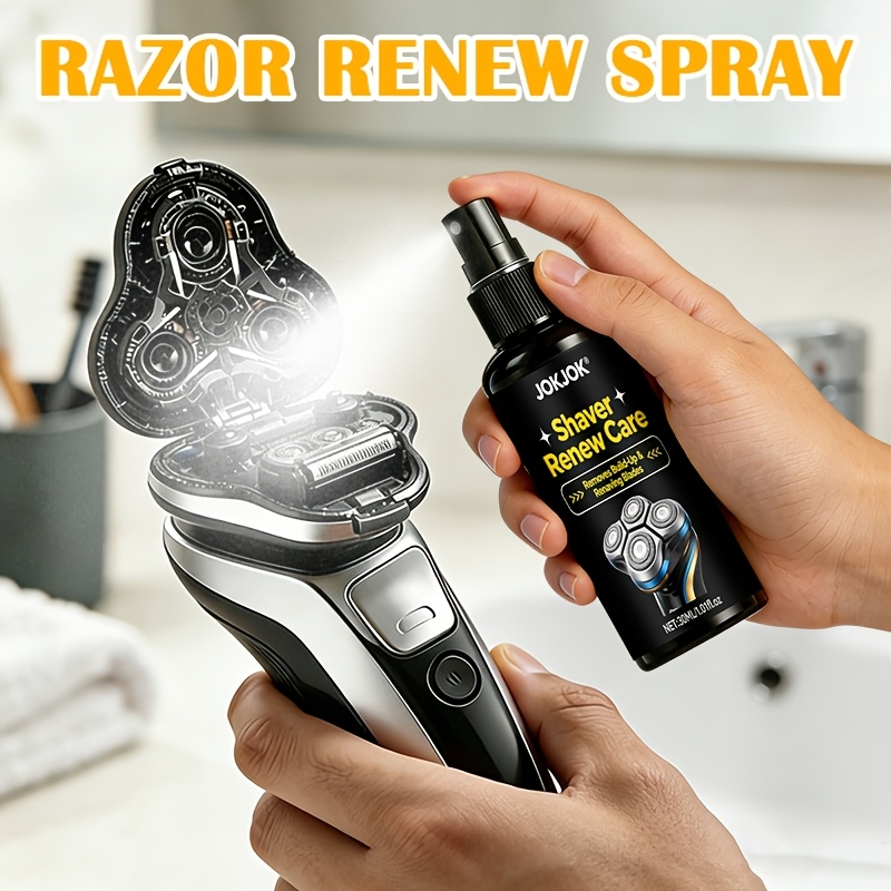 Men'S Grooming Oil - Spray Renovador para Afeitadora Eléctrica 30ML,