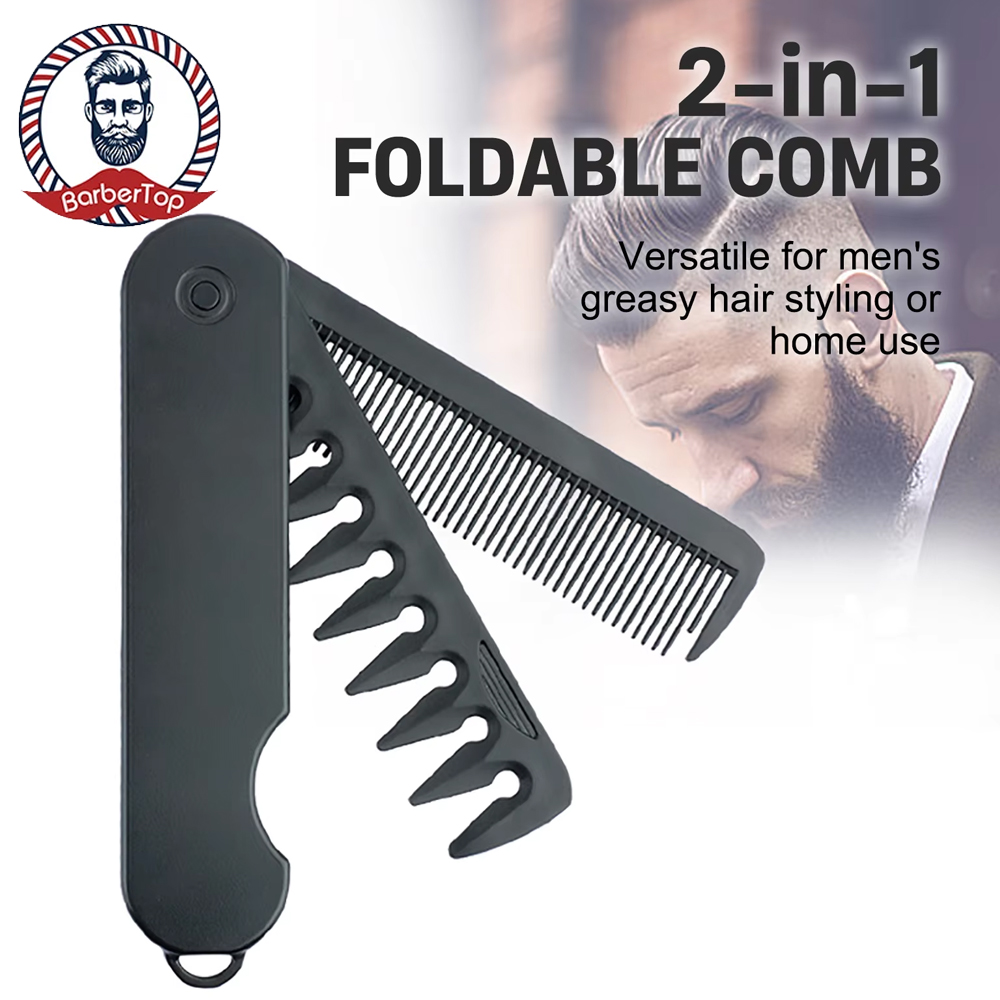 Peine de bolsillo plegable de  - Men'S Grooming Oil reseña y precio