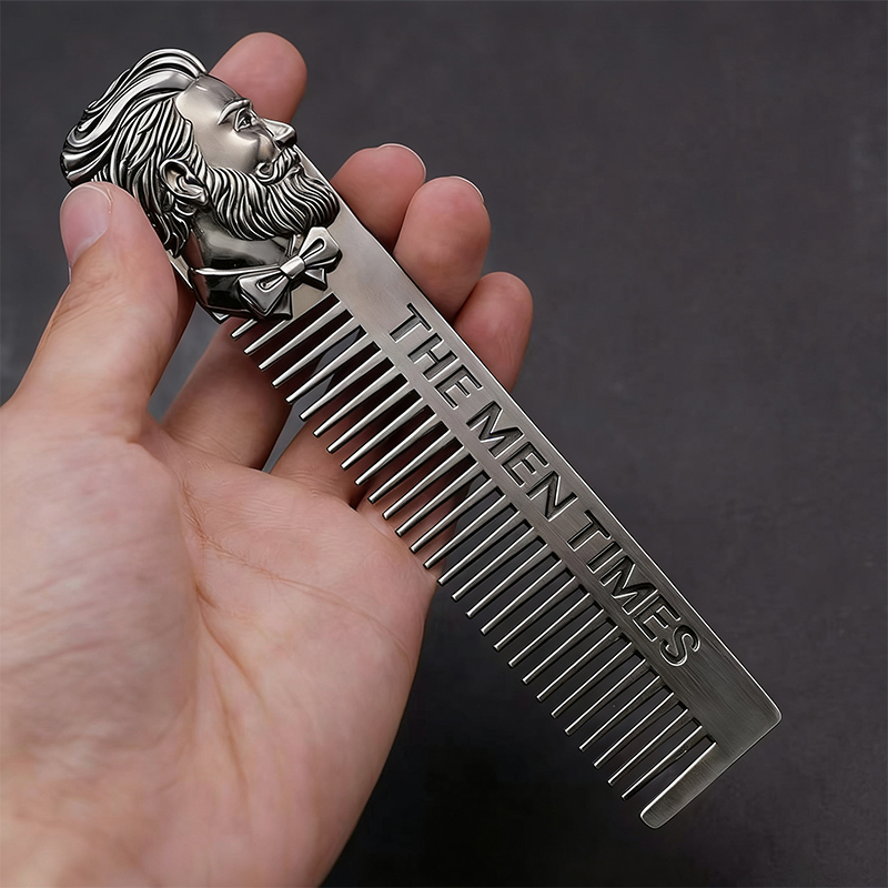 Peine de metal vintage retro p - Men'S Grooming Oil reseña y precio