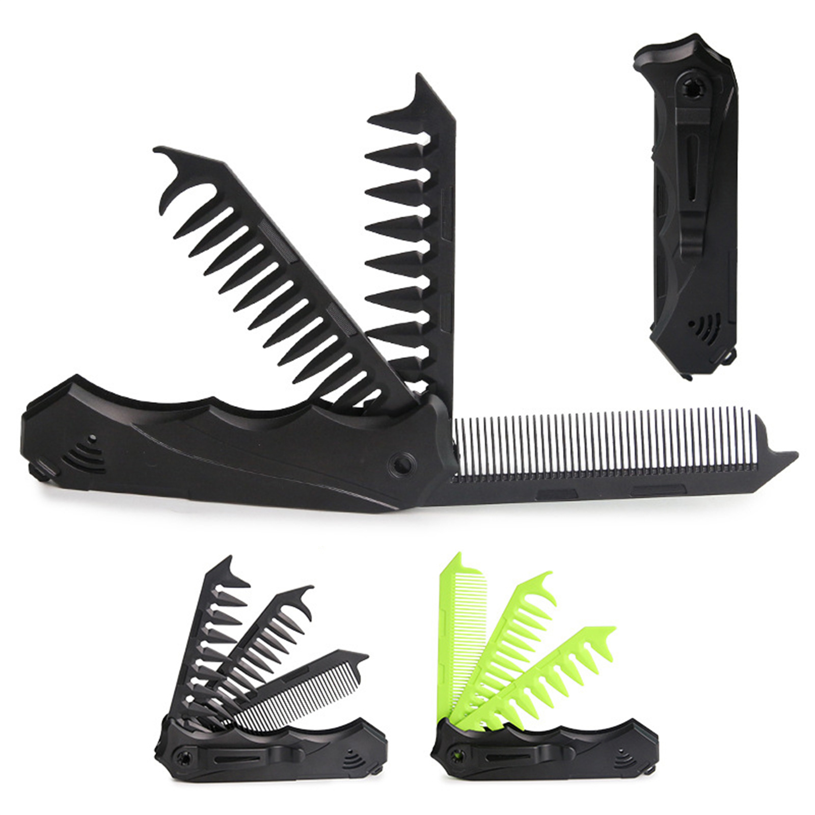 Peine plegable de doble diente - Men'S Grooming Oil reseña y precio