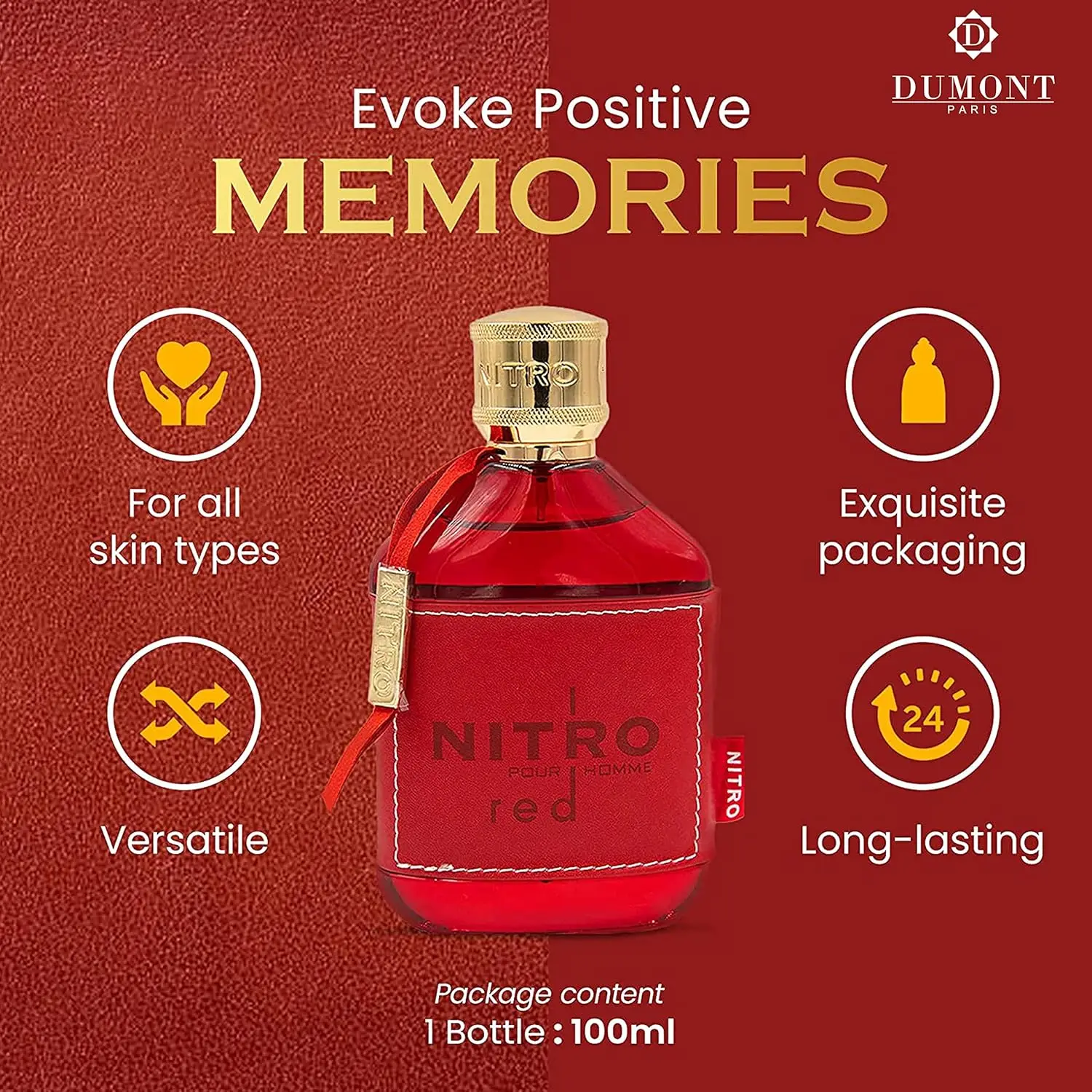 Dumont Nitro Red Intense 100ml - Men'S Grooming Gift Ideas reseña y precio
