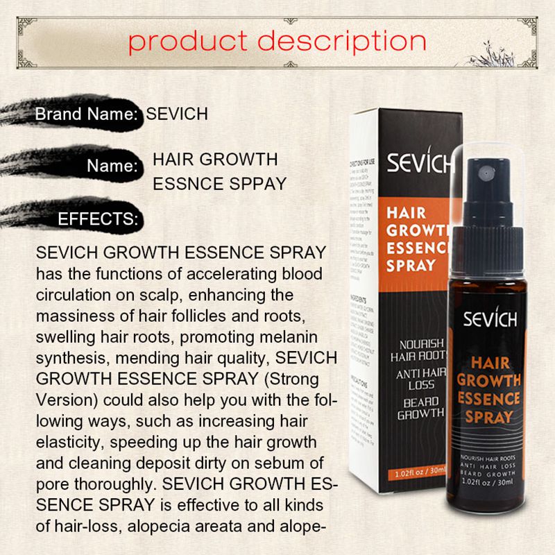 Sevich-aceite de ébal esencial - Beard Oil Growth reseña y precio